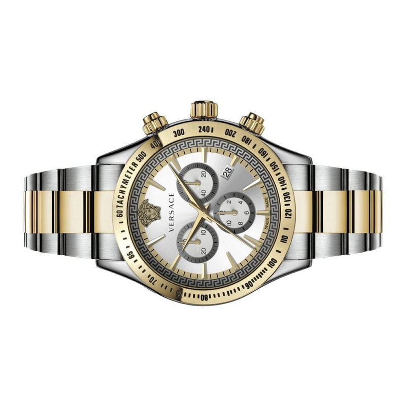 Versace Quartz Two-Tone Stainless Steel Silver Dial Men's Watch VEV700519 VEV700519 - Image 3