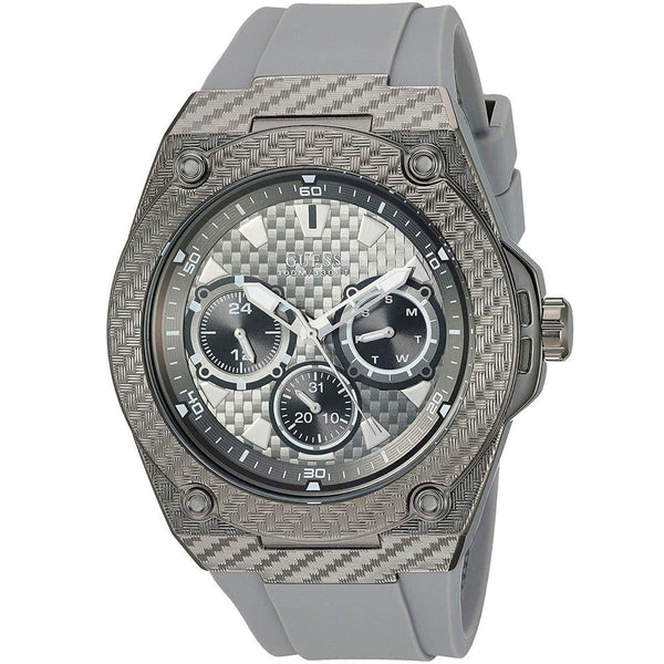 Reloj Guess Legacy W1048G1 para hombre, multifunción, esfera azul, chapado en plomo