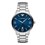 Reloj Emporio Armani de cuarzo con esfera azul para hombre AR11227