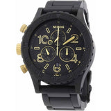 Nixon 42-20 Chrono Black Dial Chronograph Custom Solid Stainless Steel Men's Watch Men's Watch  A037-1041 - Watches of America