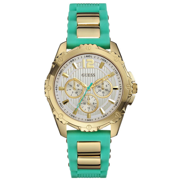 Green guess watch store