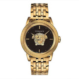 Versace Gold Stainless Steel Black Dial Men's Watch  VERD00818 - Watches of America