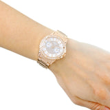 Guess Diamond Rose Gold Ladies Watch W0705L3 - Watches of America #5