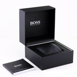 Hugo Boss Jet Chronograph Black Leather Men's Watch 1513283 - Watches of America #7