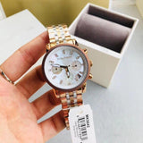 Michael Kors Ritz Champagne White Dial Tri-Tone Ladies Watch MK5642 - Watches of America #5