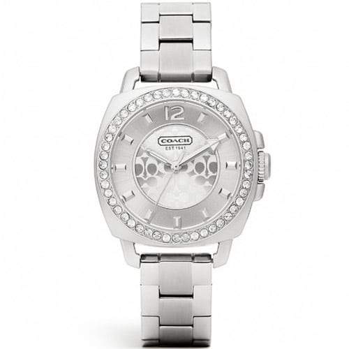 Coach Mini Silver Crystal Glitz Women's Watch  14501699 - Watches of America