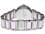 Coach Delancey Two-Tone Silver Stainless Steel & Purple Ceramic Women's Watch 14502461 - Watches of America #2