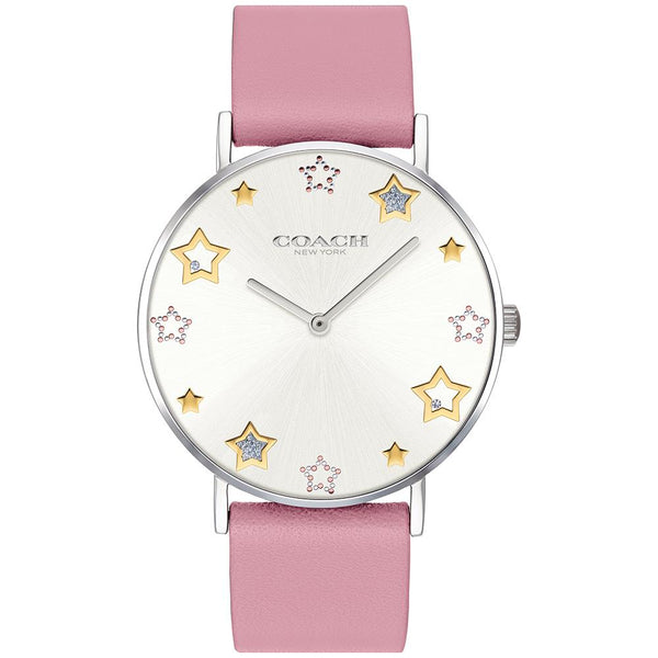 Coach Perry Quartz Silver White Dial Ladies Watch 14503243