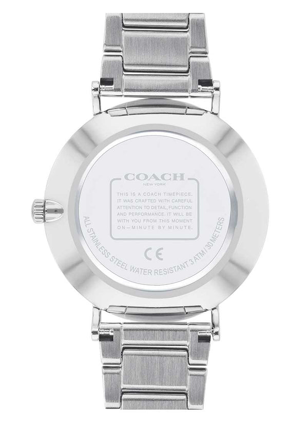 Coach Perry Quartz Silver Dial Two-tone Ladies Watch 14503347