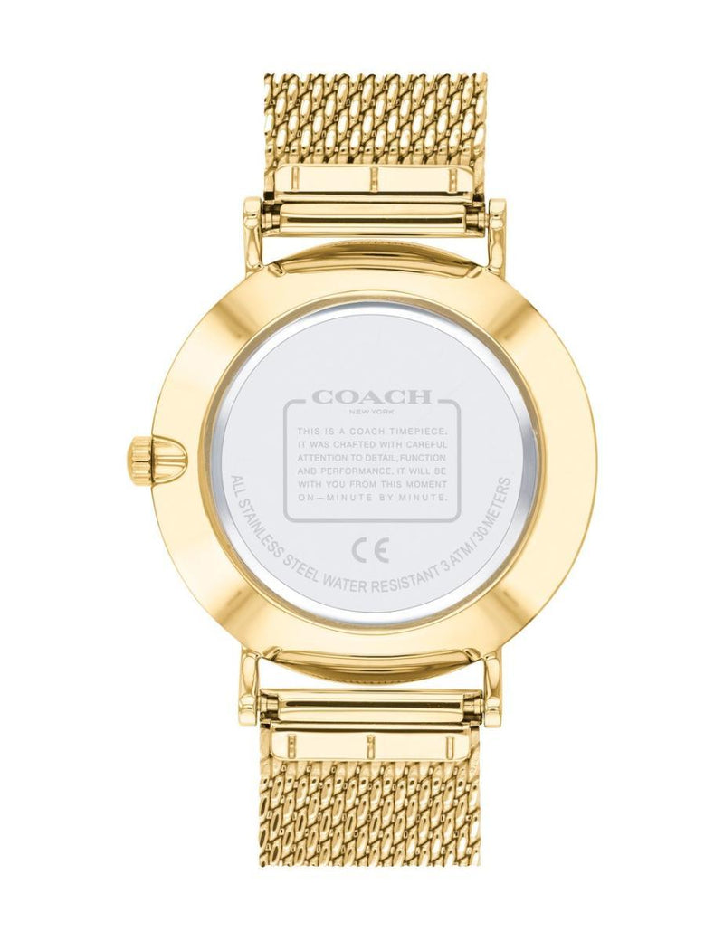 Coach Perry Silver Dial Gold Stainless Steel Women's Watch 14503385 - Watches of America #3