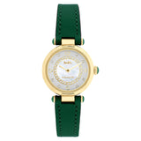 Coach Cary Green Leather Strap Women's Watch  14503894 - Watches of America