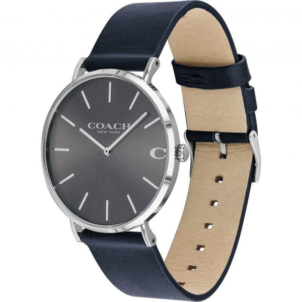 Coach Charles Navy Strap Grey Dial Men's Watch 14602150 - Watches of America #2