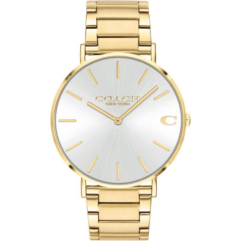 Coach Charles Gold Steel Men's Watch  14602430 - Watches of America