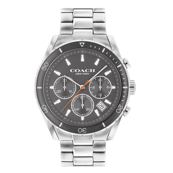 Coach Preston Chronograph Silver Men's Watch  14602515 - Watches of America