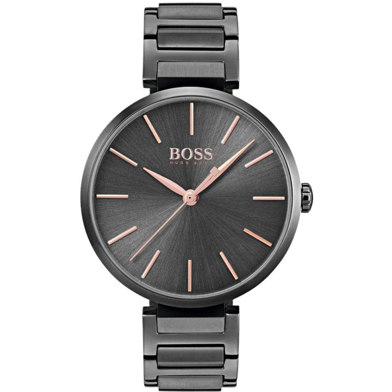 Hugo Boss Marina Reloj de cuarzo con esfera gris para mujer 1502416