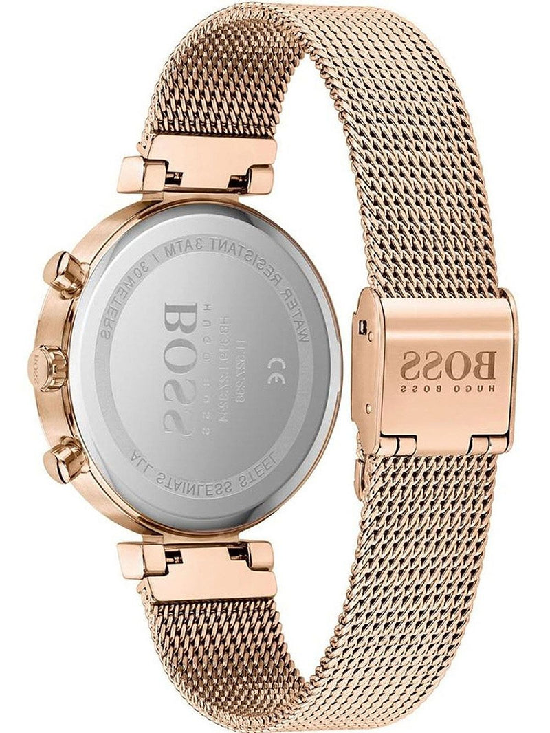 Hugo boss rose gold best sale watch womens