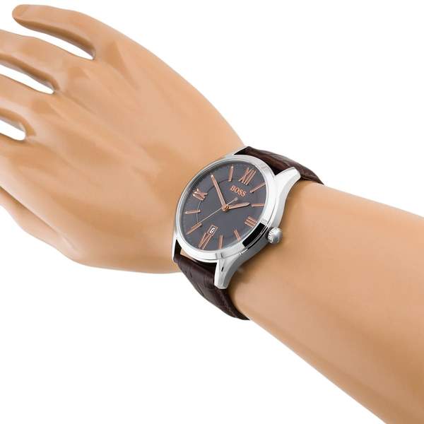 Hugo Boss Ambassador Grey Dial Men's Watch 1513041 - Watches of America #5