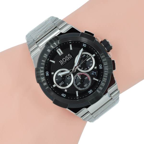 Hugo Boss Supernova Chronograph Black Dial Men's Watch 1513359 - Watches of America #5