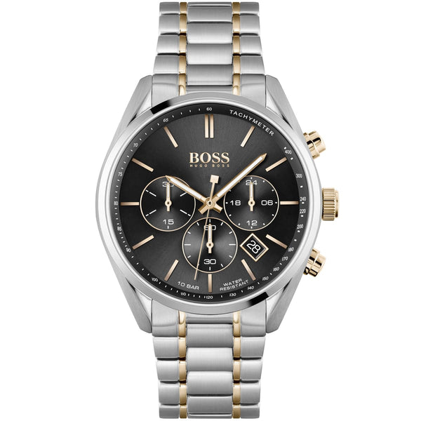 Hugo Boss Champion Two Tone Chronograph Men's Watch  1513819 - Watches of America