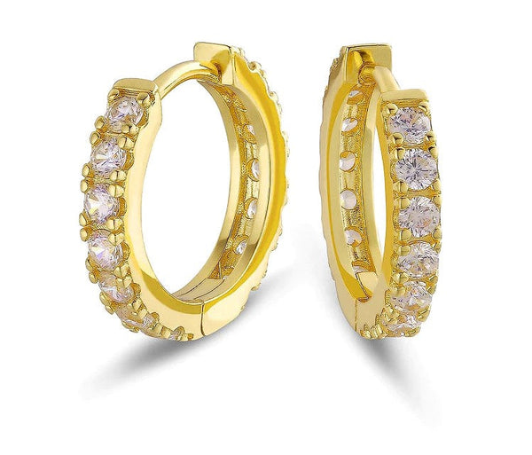 Big Daddy Diamond Gold Hoop Earrings