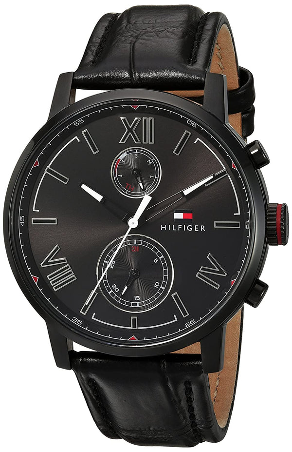 Tommy Hilfiger Alden Black Men's Watch  1791310 - Watches of America