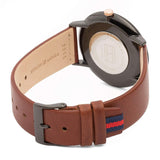 Tommy Hilfiger Men's Brown Leather Watch 1791461 - Watches of America #5