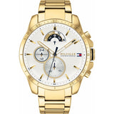 Tommy Hilfiger Gold Steel Men's Multi-function Watch  1791538 - Watches of America