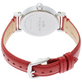 Coach Madison Red Leather Strap Women's Watch 14502407 - Watches of America #3