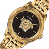 Versace Gold Stainless Steel Black Dial Men's Watch VERD00818 - Watches of America #2