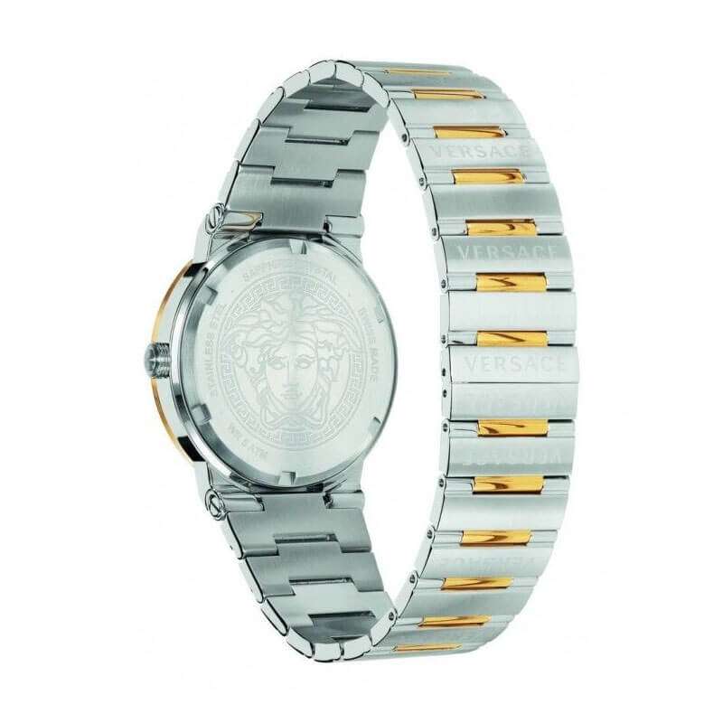 Versace Greca Silver Green Dial Men's Watch VEVI00420 - Watches of America #2