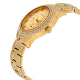 Guess Bedazzle Women's Gold Dial Metal Band Women's Watch W1097L2 - Watches of America #3