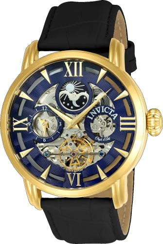 Invicta Objet D Art Reloj automático para hombre con esfera negra 30444