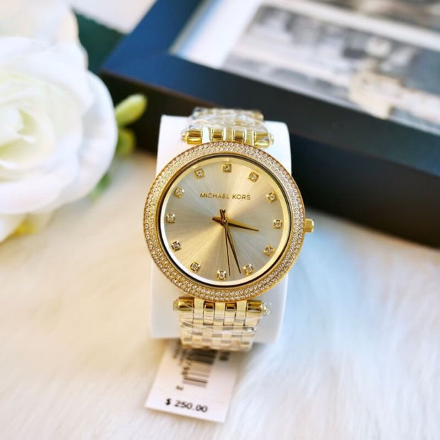 Mk darci gold watch hotsell