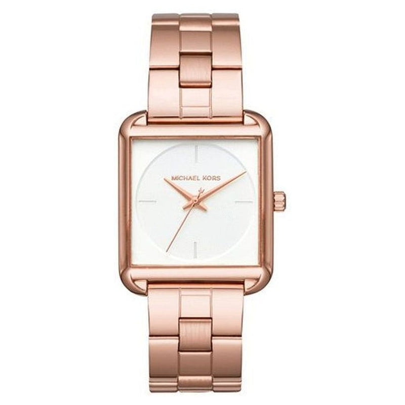 Reloj Michael Kors Lake con esfera blanca para mujer MK3645 Watches of America