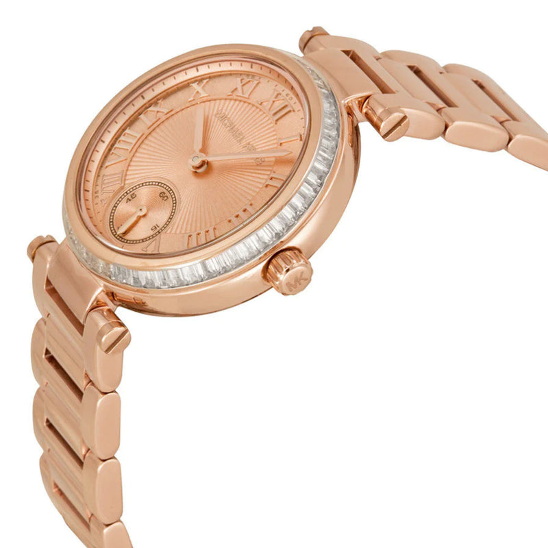 Michael Kors Skylar Reloj de mujer con esfera de oro rosa MK5971