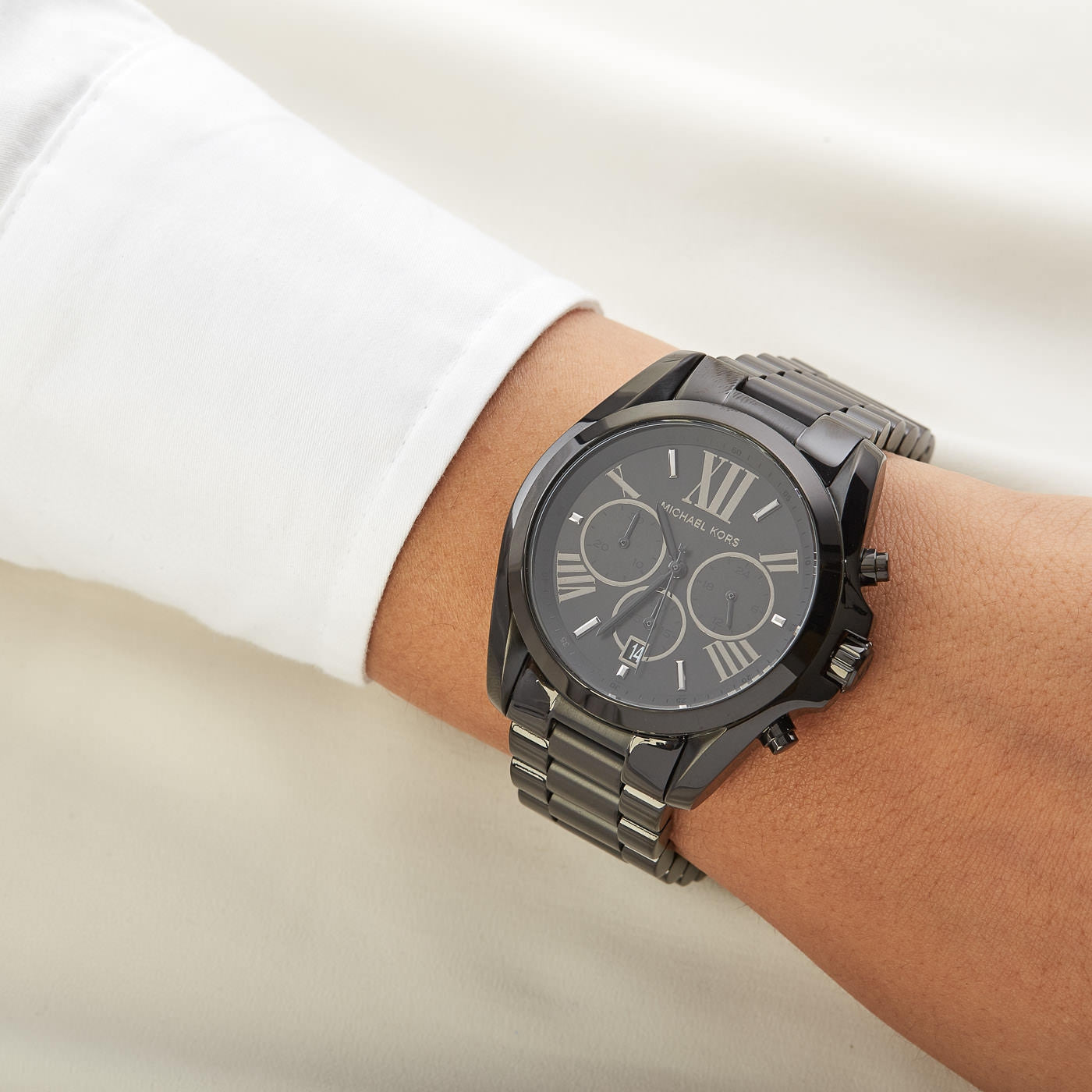 Michael Kors Bradshaw Chronograph Black Dial Unisex Watch MK5550 Watches of America