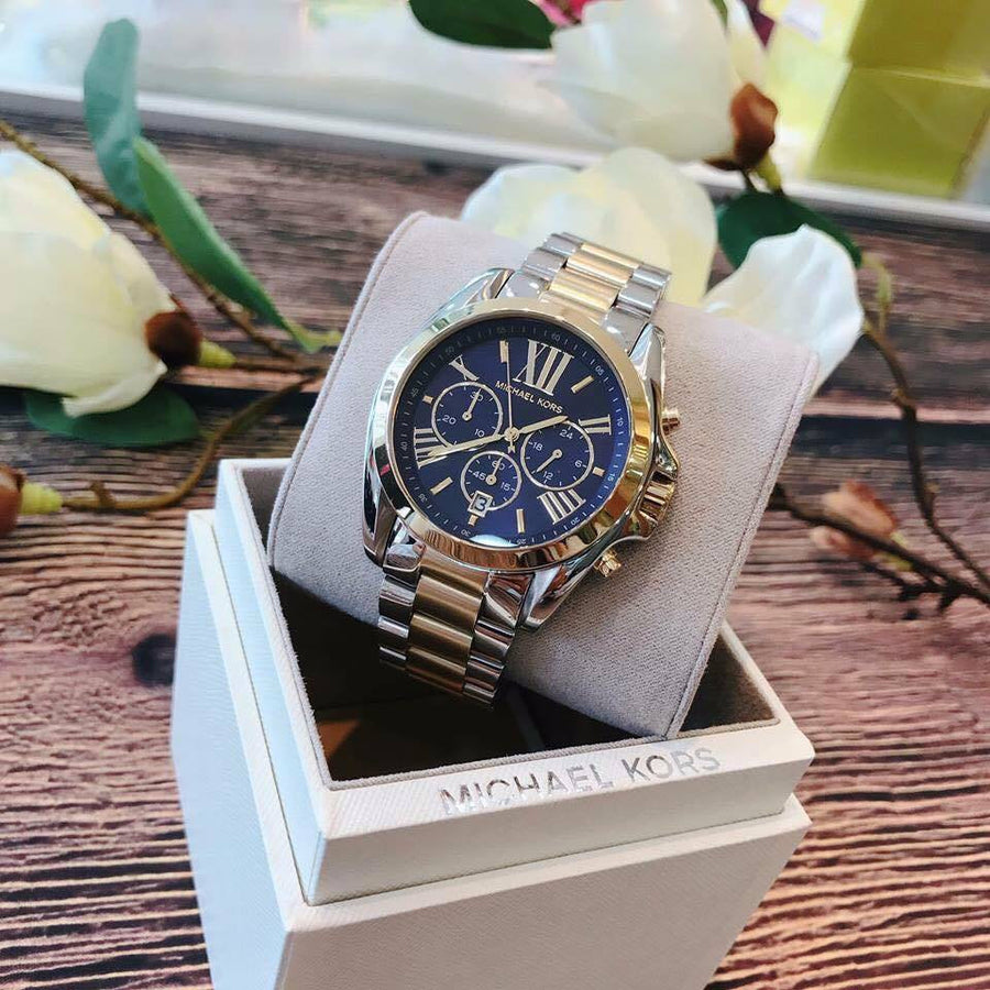 Michael Kors Bradshaw Chronograph Blue Dial Ladies Watch MK5976 Watches of America