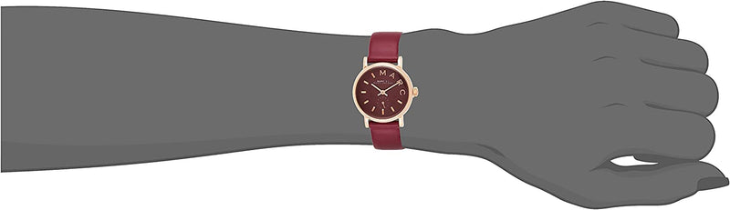 Marc by Marc Jacobs Women's Red Dial Leather Band Watch MBM1271 - Watches of America #4