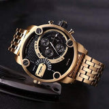 Diesel Little Daddy Chronograph Quartz Black Dial Men's Watch DZ7412
