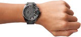 Diesel Mega Chief Chronograph Grey Dial Gunmetal Men's Watch DZ4282 (Defect)