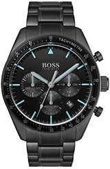 Hugo Boss Men's Chronograph Trophy Black Stainless Steel Bracelet Watch  HB1513675 - Watches of America