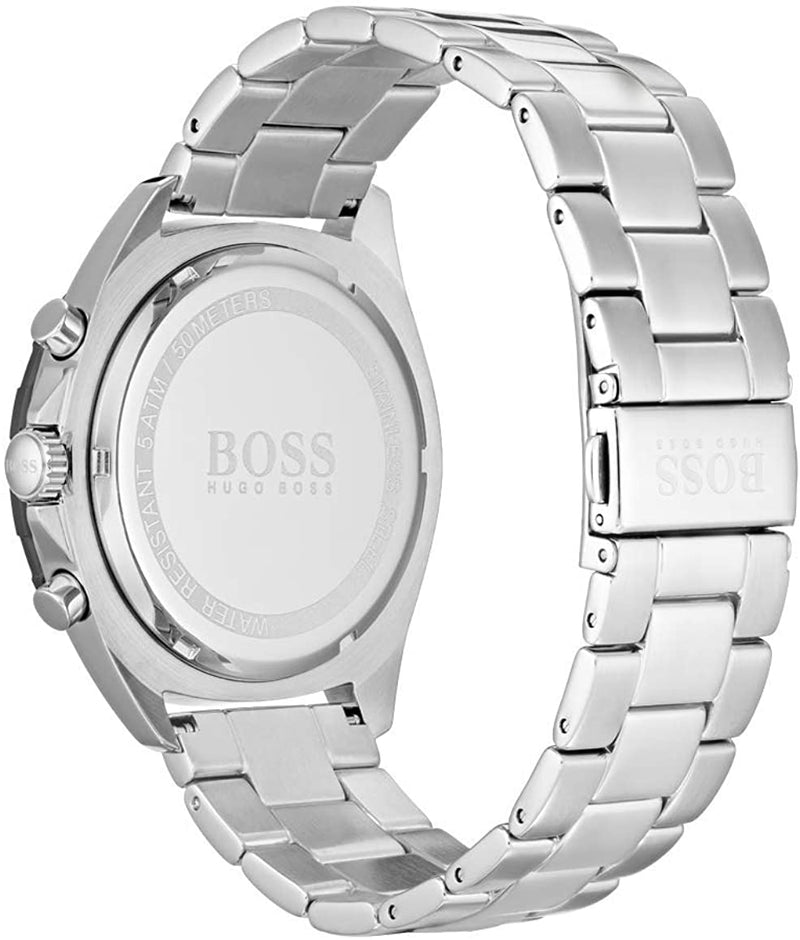 Hugo Boss Mens Chronograph Quartz Watch with Stainless Steel Strap HB1513682 - Watches of America #4