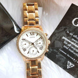 Guess Mini Sunrise Diamond Rose Gold Ladies Watch W0623L2 - Watches of America #3