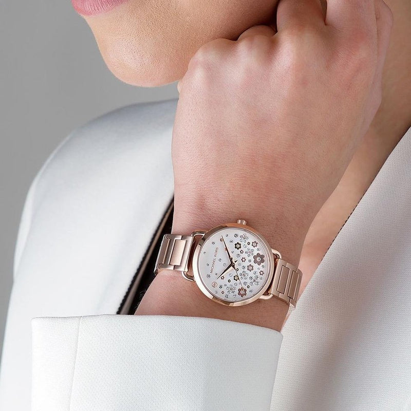 Michael Kors Mini Portia Reloj de cuarzo para mujer MK3841