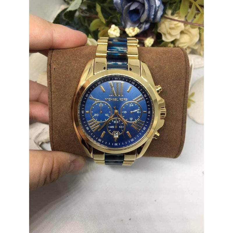 Michael Kors Bradshaw Blue Dial Chronograph Men's Watch MK6268