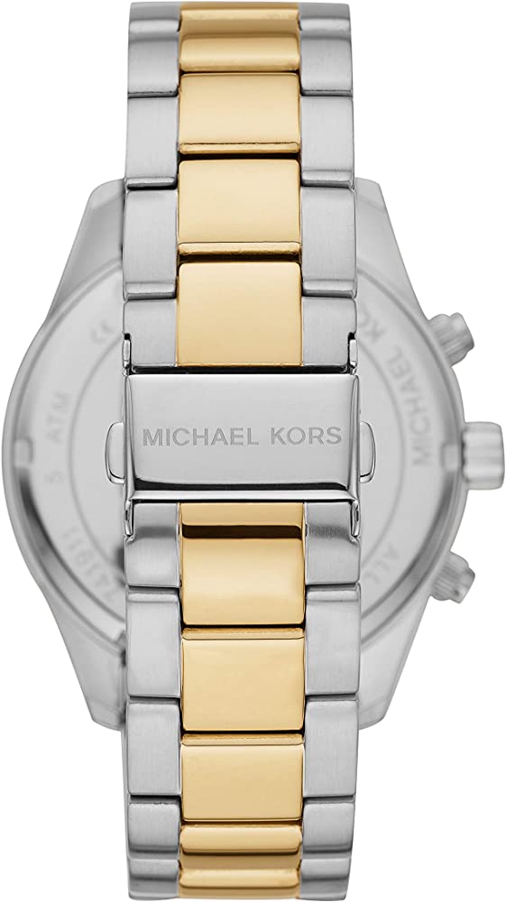 Michael Kors Layton Cronógrafo Cuarzo Esfera Azul Bicolor Reloj para Hombre MK8825