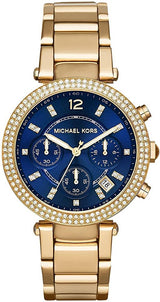 Michael Kors Parker Navy Blue Dial Women's Watch  MK6262 - Watches of America