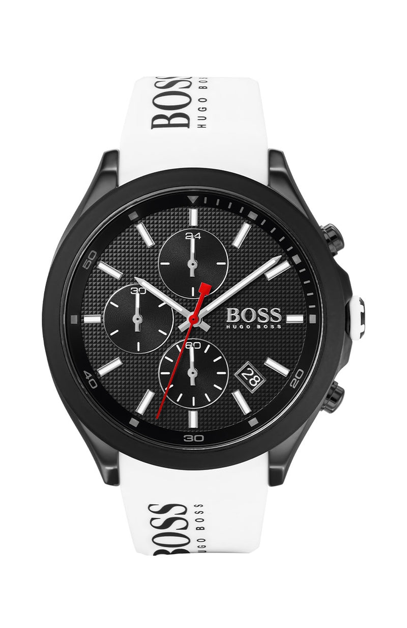 Hugo Boss Velocity Silicone Black Dial Men's Watch  1513718 - Watches of America