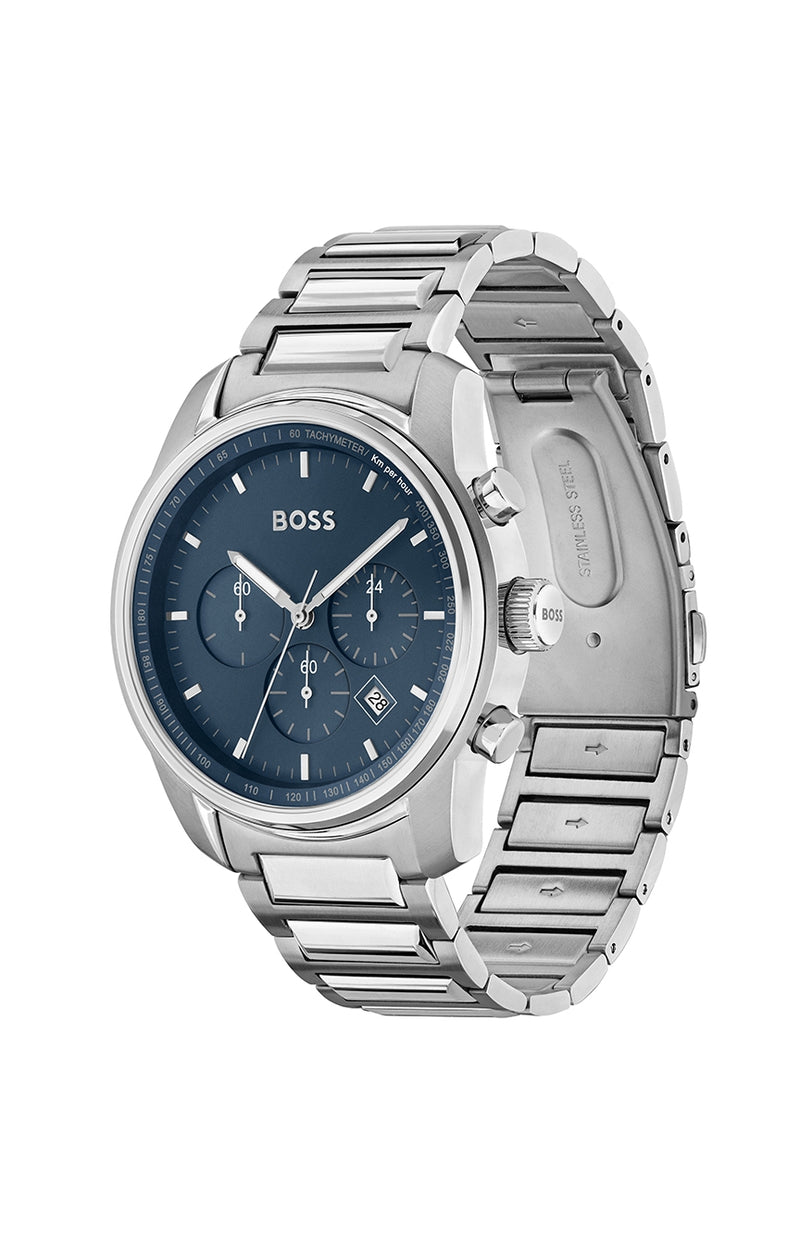 Hugo Boss Trace Blue Dial Men's Watch 1514007 - Watches of America #2