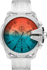 Diesel Men's Mega Chief Stainless Steel Chronograph Quartz Watch  DZ4515 - Watches of America